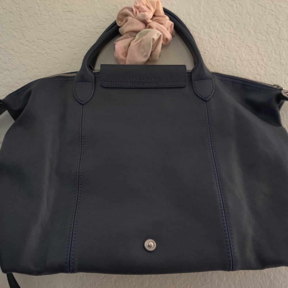Longchamp lamb skin bag